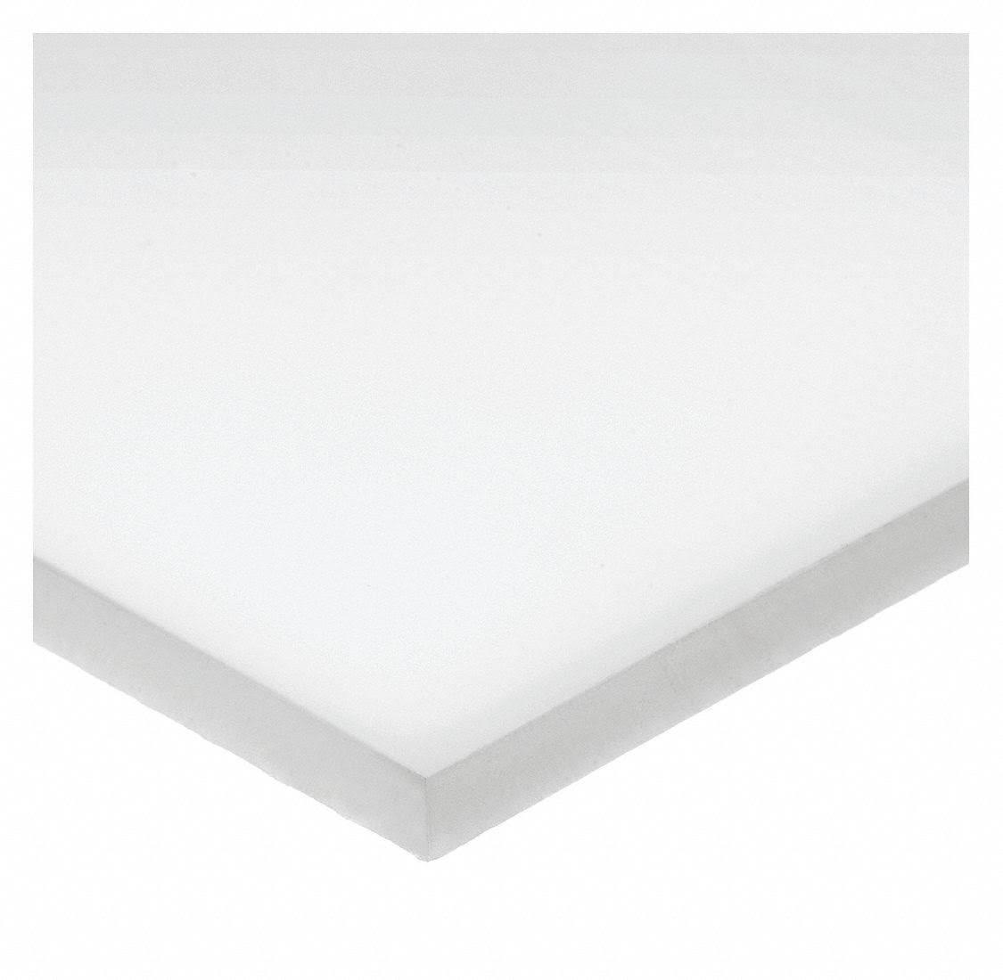 White Acetal Plastic Sheet with Adhesive Y60909