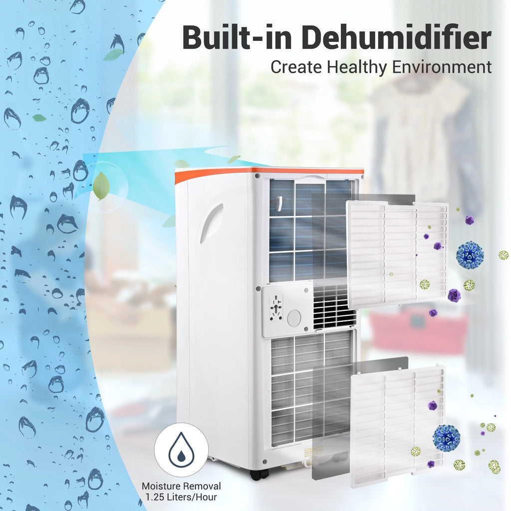 10,000 BTU 4-in-1 Portable Air Conditioner Dehumidifier Y938