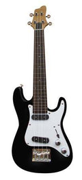 Black Electric Ukulele with Gig Bag K17796