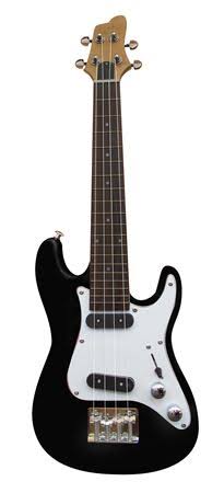 Black Electric Ukulele with Gig Bag K17796