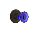 Cobalt Crystal Oil-Rubbed Bronze Door Knob T9079