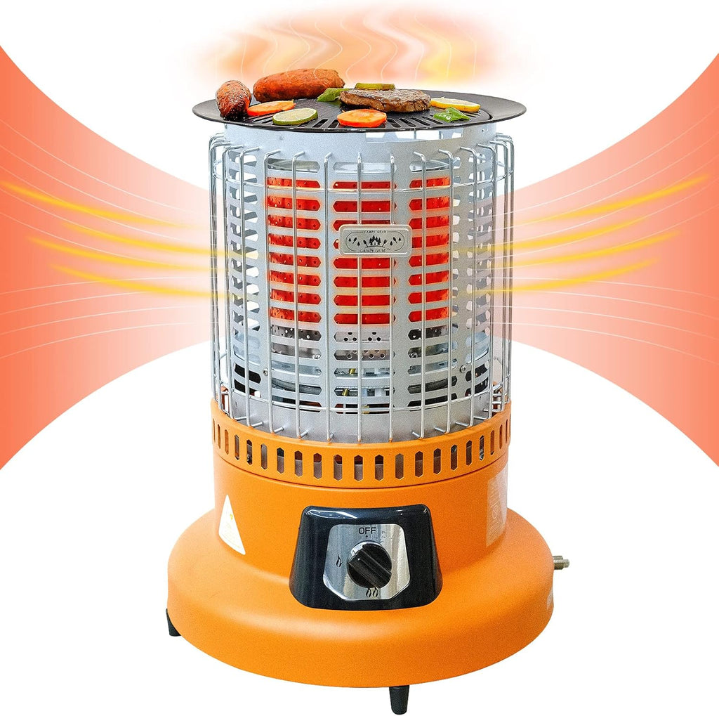 2 in 1 Portable Propane Heater & Stove Q3594