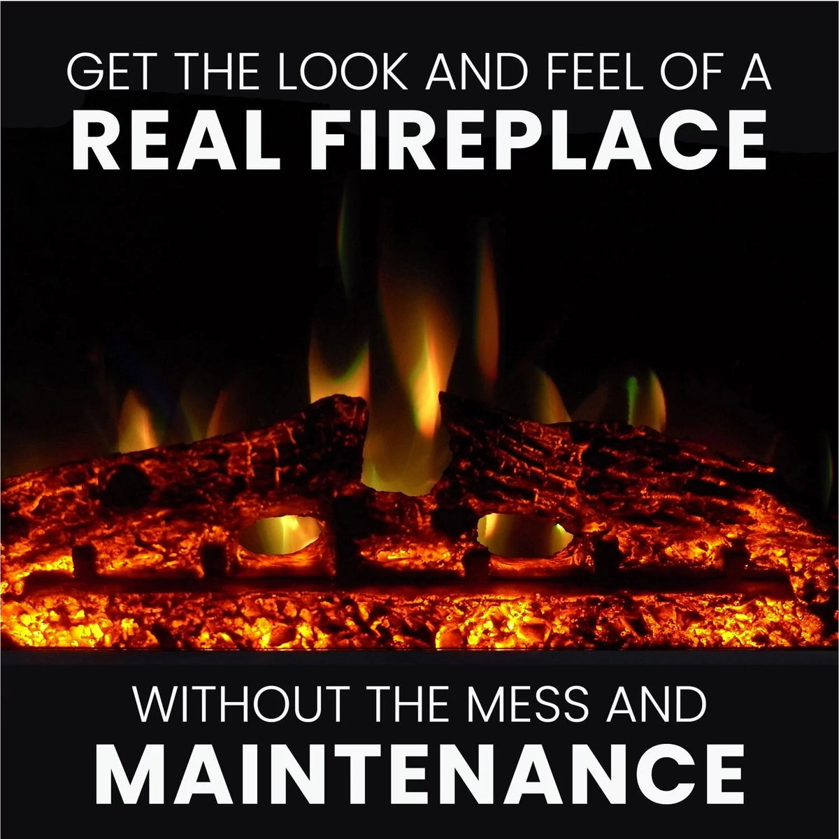 59'' Electric Fireplace with Remote K2963