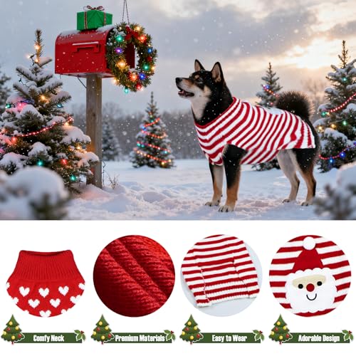 3 Pack Dog Christmas Sweater X273