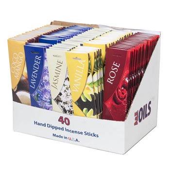 Assorted Scented Incense Sticks 40 Count Z871