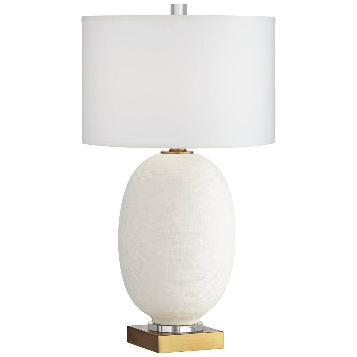 Gold White Table Lamp K36297