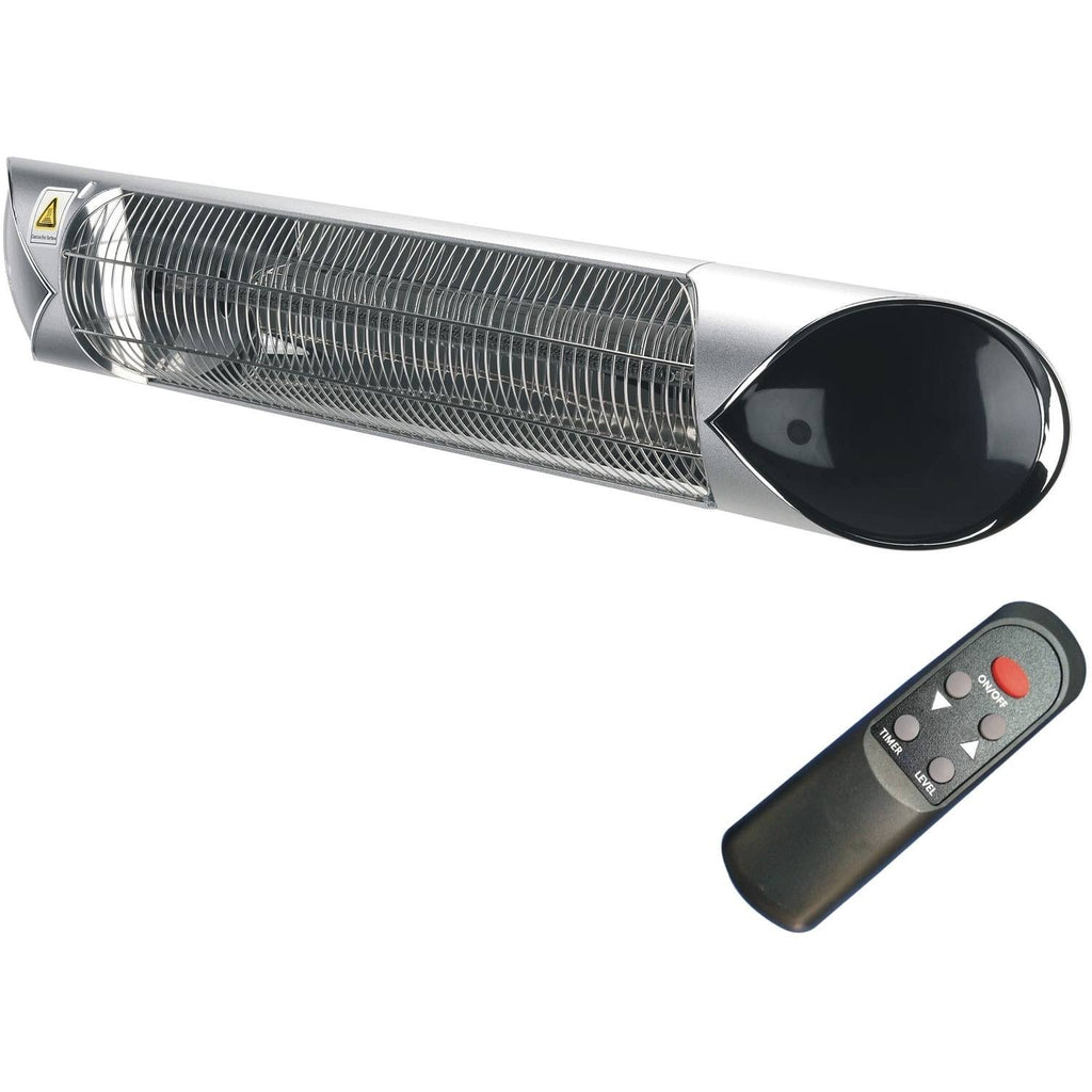 Electric Carbon Infrared Heat Lamp with Remote Control and Adjustable Pole Stand X60444
