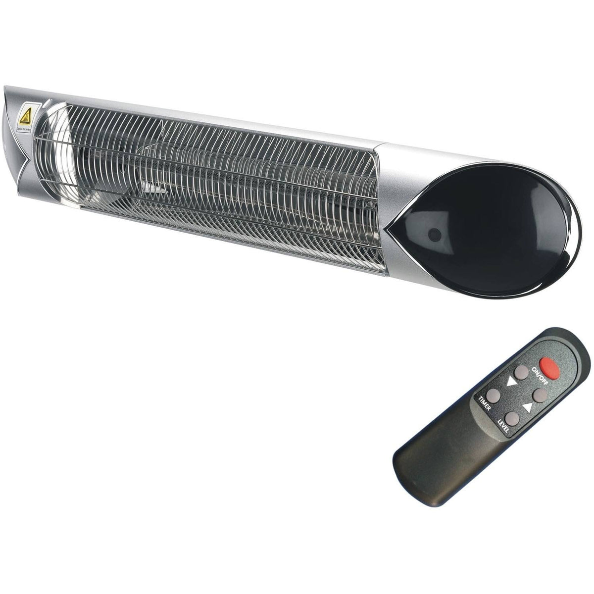 Electric Carbon Infrared Heat Lamp with Remote Control and Adjustable Pole Stand X60444