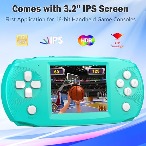 Handheld Game Toys with 3.2'' IPS HD Screen and 100 Video Games S748219
