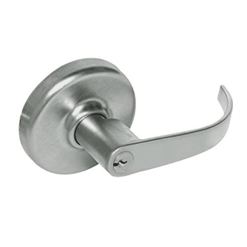 Satin Nickel Cylindrical Locksets with Lever C203