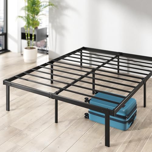 14 Inch Black Metal Platform Bed Frame, Twin R45681
