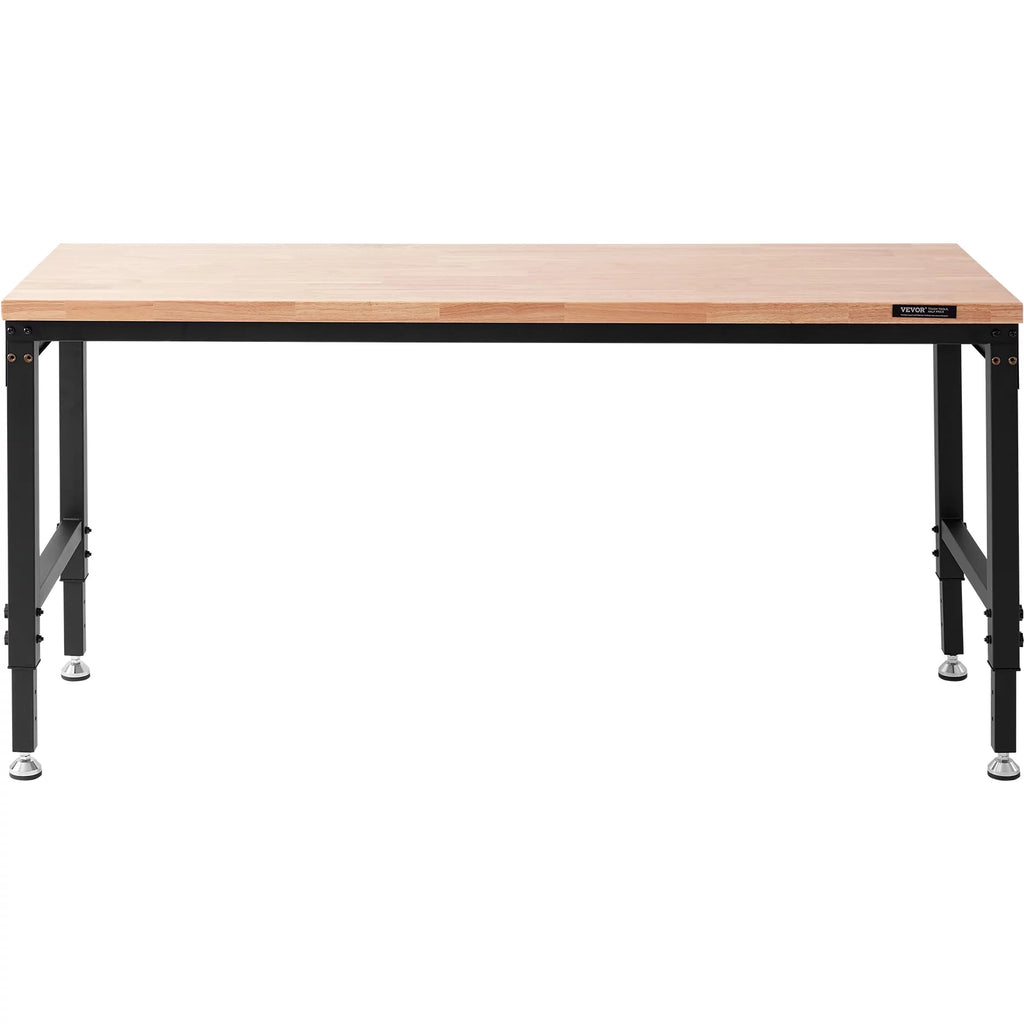 Adjustable 72" L X 25" W Workbench with Universal Wheels, 3000 LBS Load Capacity D45682