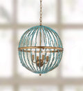 Blue Cage Chandelier Z81787