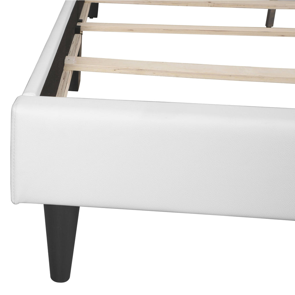 Queen Size Ivory Grey Upholstered Adjustable Bed R7914