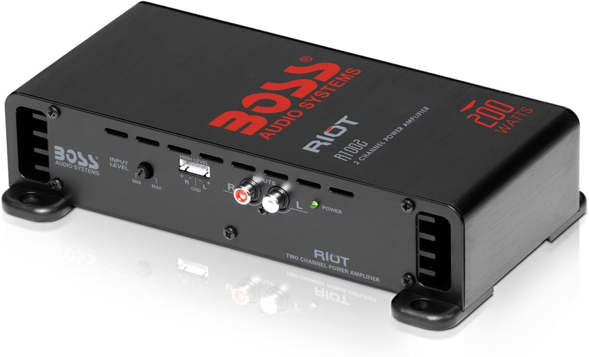 1200 High Output 2 Channel Class A/B Car Audio Stereo Amplifier D2968