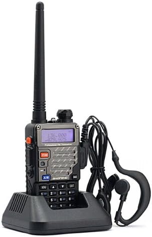 5PCS Dual-Band Handheld Two Way Radio Black L1980