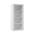 White Wall Open Shelf Kitchen Cabinet H465