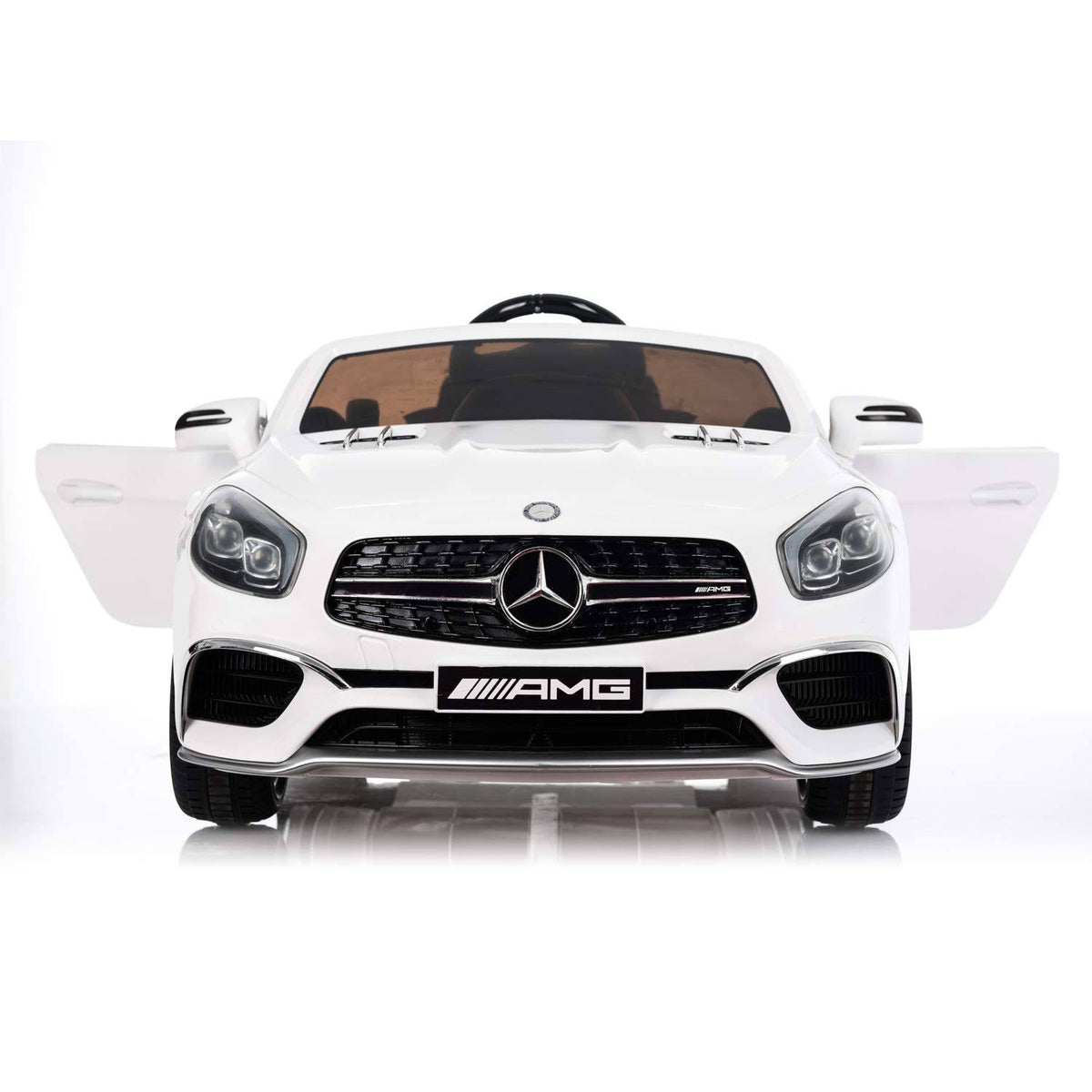 12V Kids Ride on Car Electric White with Remote O60662