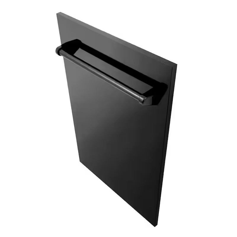 Black Stainless Steel 18 in. 6-Cycle Compact Dishwasher with 2 Racks J421