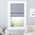 Dark Grey Blackout Roman Shade B1044