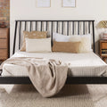 Queen Size Solid Wood Platform Bed Q27067