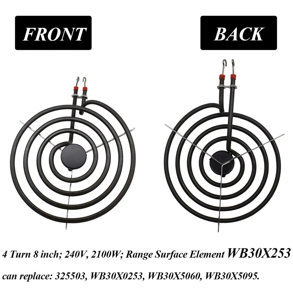 Electric Range Burner Element Unit Set N361