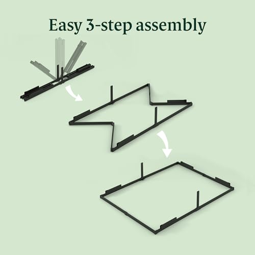 14 Inch Black Metal Platform Bed Frame, Twin R45681