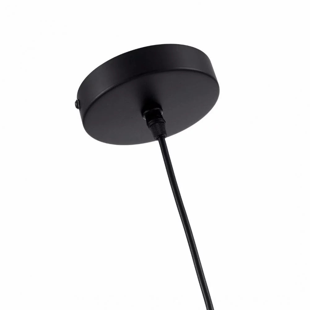 Black and Gold Metal Pendant Light J85783