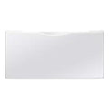 White Laundry Pedestal with Storage Drawer N360