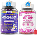 Magnesium Glycinate, Vitamin D3 + B12 Gummies, 3 Pack U7655