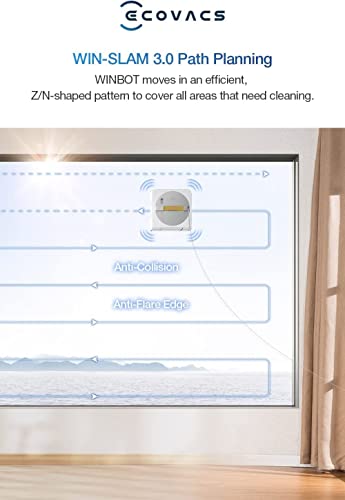 Window Cleaning Robot with 2800Pa Suction Power, Grey H19427