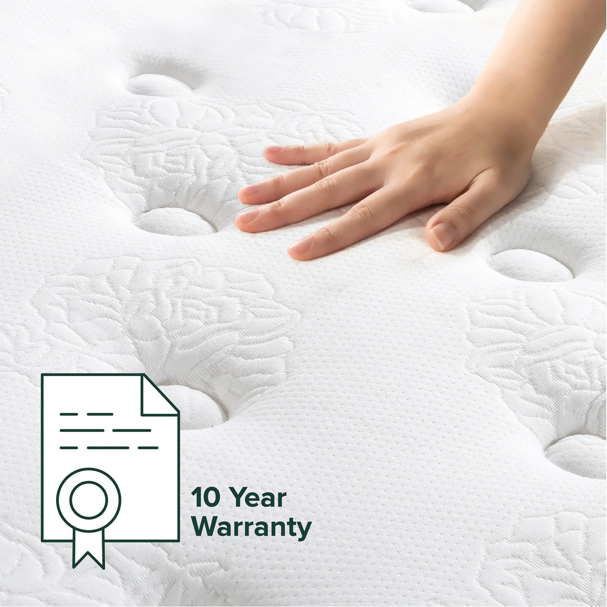 13" Hybrid Cooling Gel Memory Foam Pocket Spring Mattress E63072