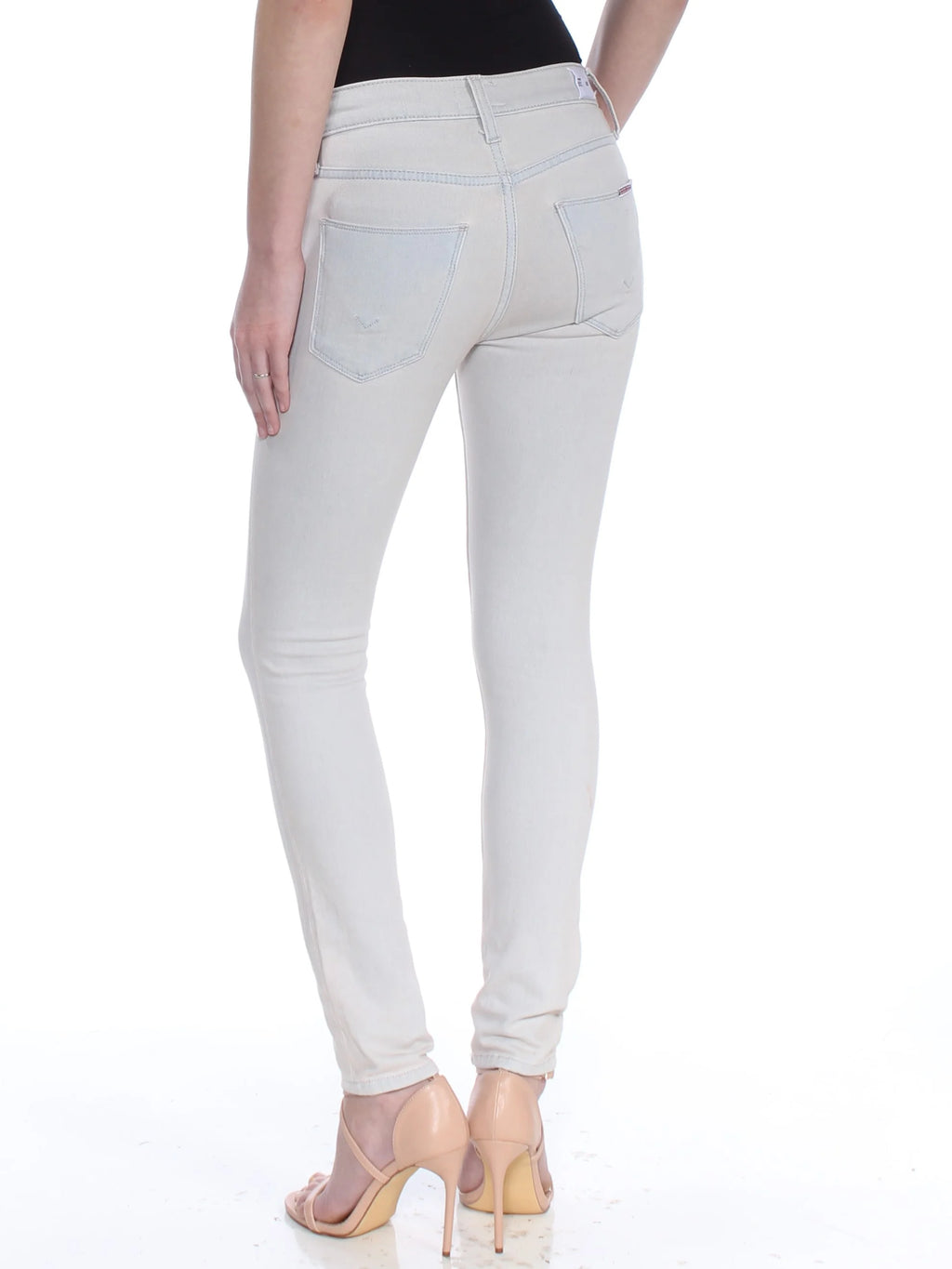 Beige Midrise Casual Jeans W364144