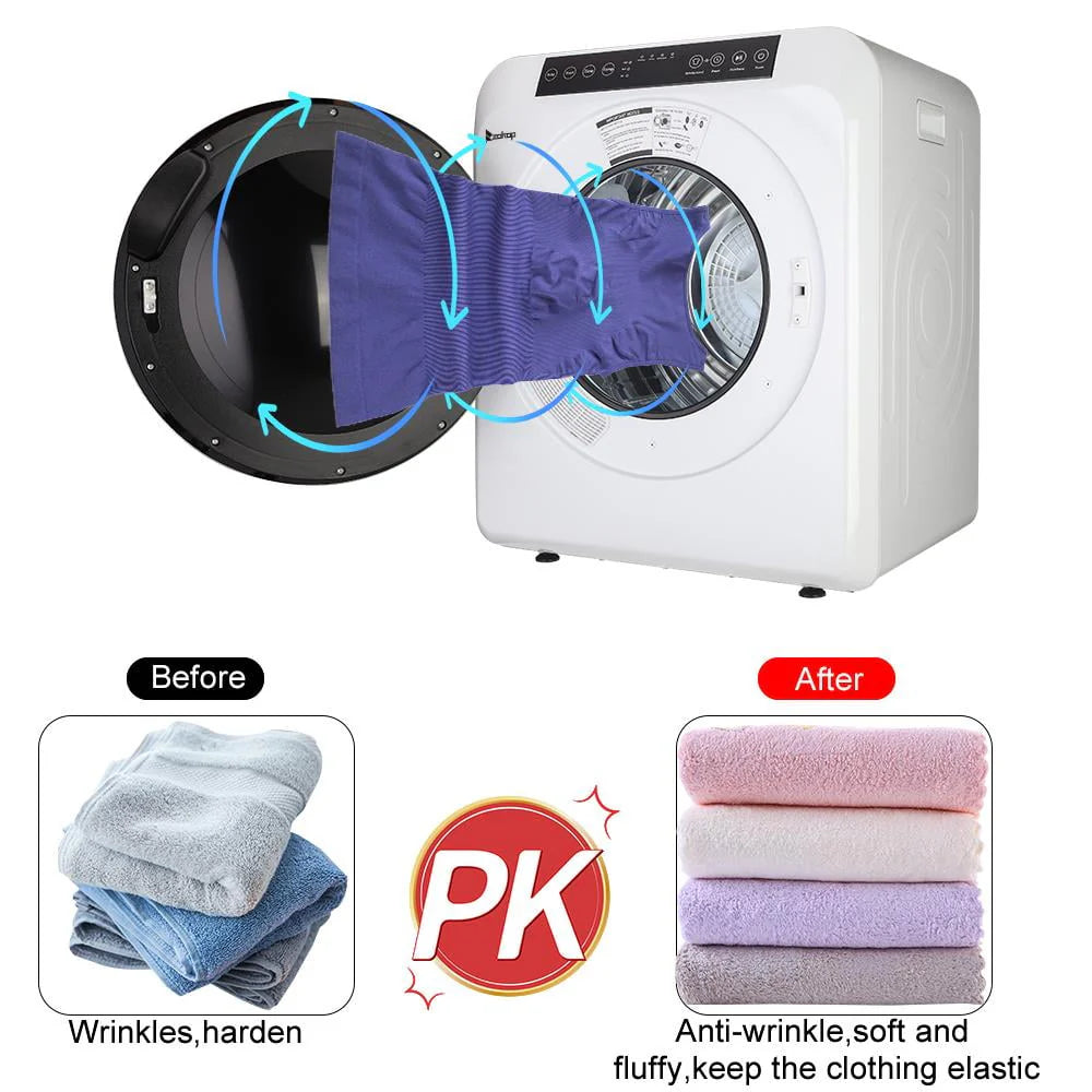 White 13lbs Electric Compact Tumble Dryer Z3390