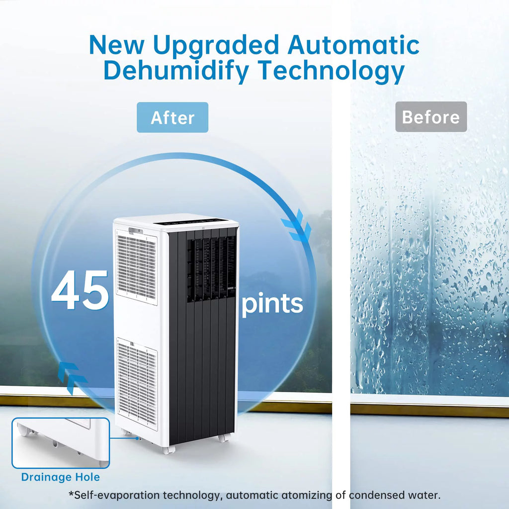 8000 BTU Portable Air Conditioner with Remote Control Z291