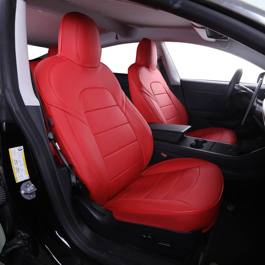 Custom Fit Full Set Car Seat Covers Leatherette Black J8864