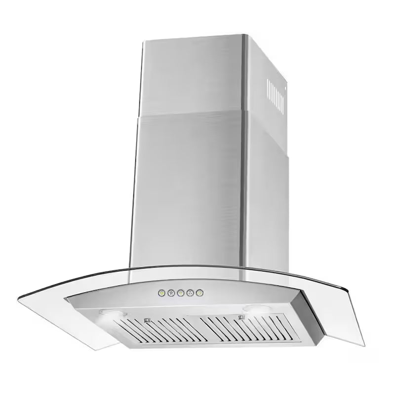 30 in. Stainless Steel Wall Mount Range Hood with LED Lighting W74521