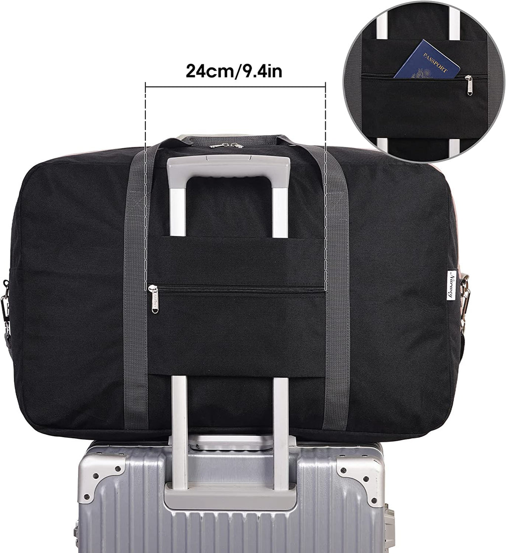 18x14x8 Duffel Bag with Shoulder Strap, Black M479942