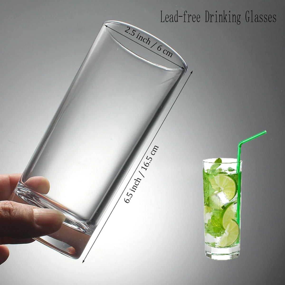 Highball Glasses Set of 4 10.8 oz J79162