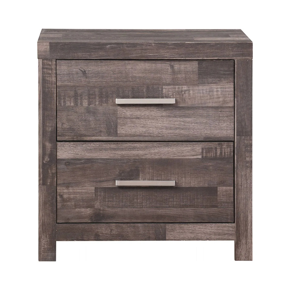 Modern Composite Wood 2-Drawer Nightstand I7373