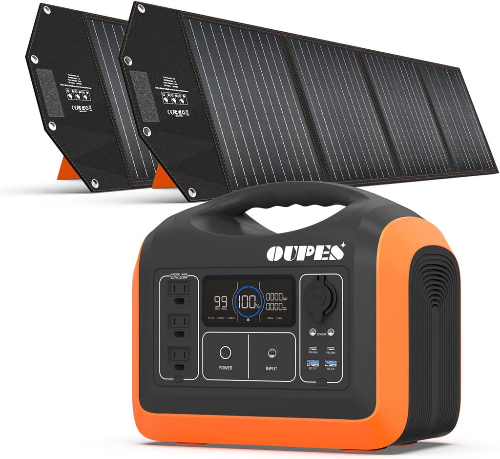 600W Portable Power Station with 100W Solar Panel I92821