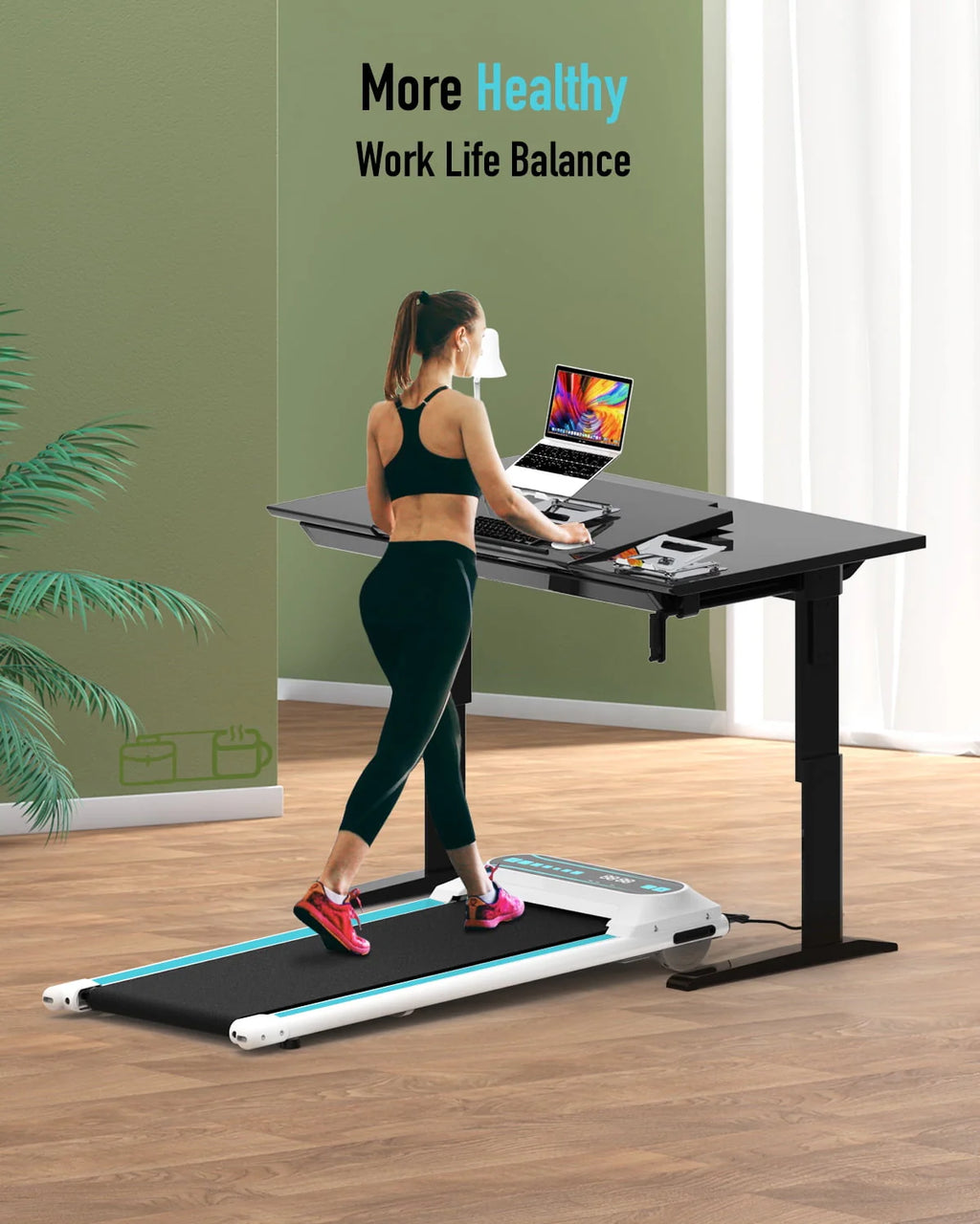 Portable Mini Treadmill with Remote Control V779981