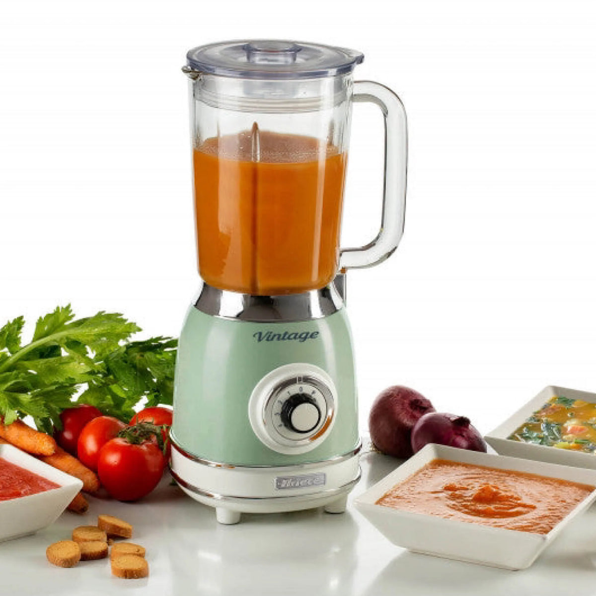 Green 1000W Vintage Blender S497