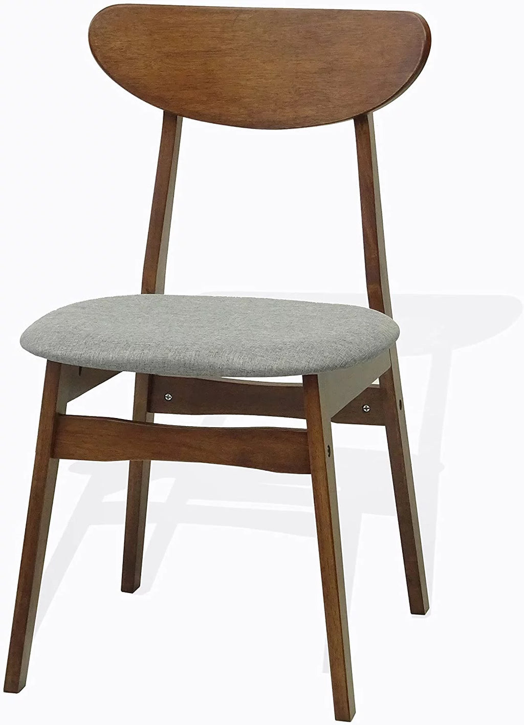 Set of 3 Square Dining Table and 2 Side Chairs Solid Wood Medium Brown S18829