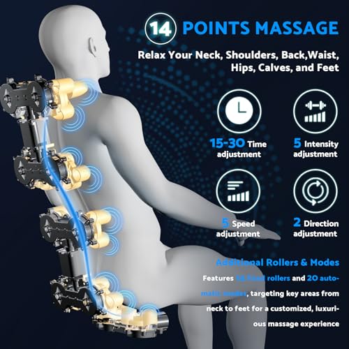 Zero Gravity Full Body Shiatsu Massage Chair T95278