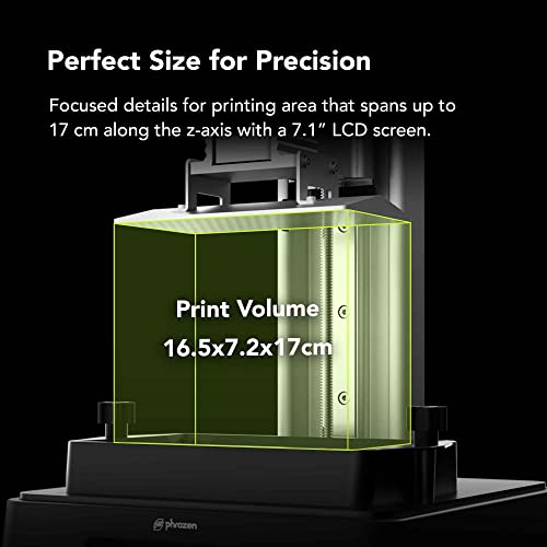 8K LCD Resin 3D Printer, 7.1" Monochrome LCD, 22µm XY Resolution N1907