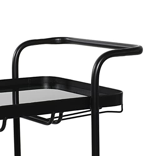 Black Metal Bar Cart R6480