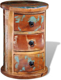 Reclaimed 3 Drawer Solid Wood Cabinet M96375