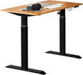 Electric Standing Desk 48X24 Height Adjustable Bamboo Top X96308