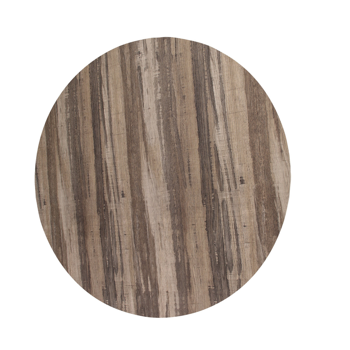 Round Wood and Metal Coffee Table 36 in I623860
